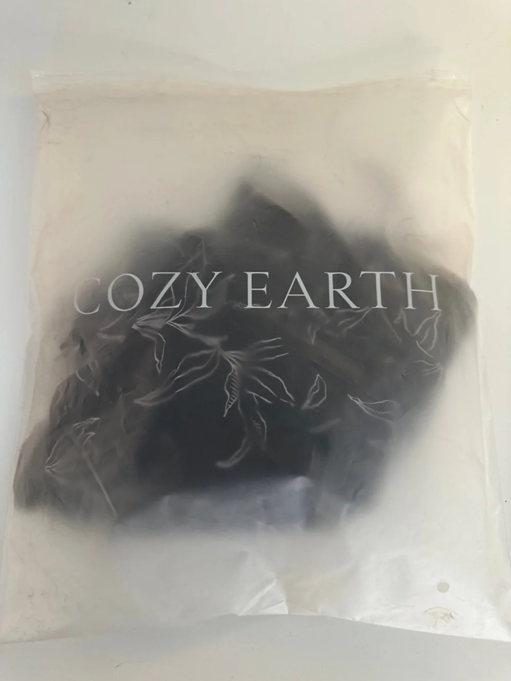 Cozy Earth Bamboo Stretch Knit Classic Pajama Shorts Black‎ Botanical New!